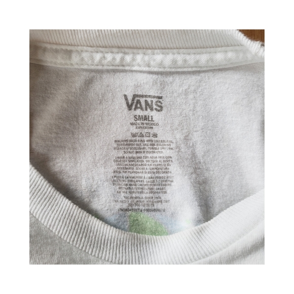 🚀Old School Vans White Graphic T shirt - Picture 5 of 5